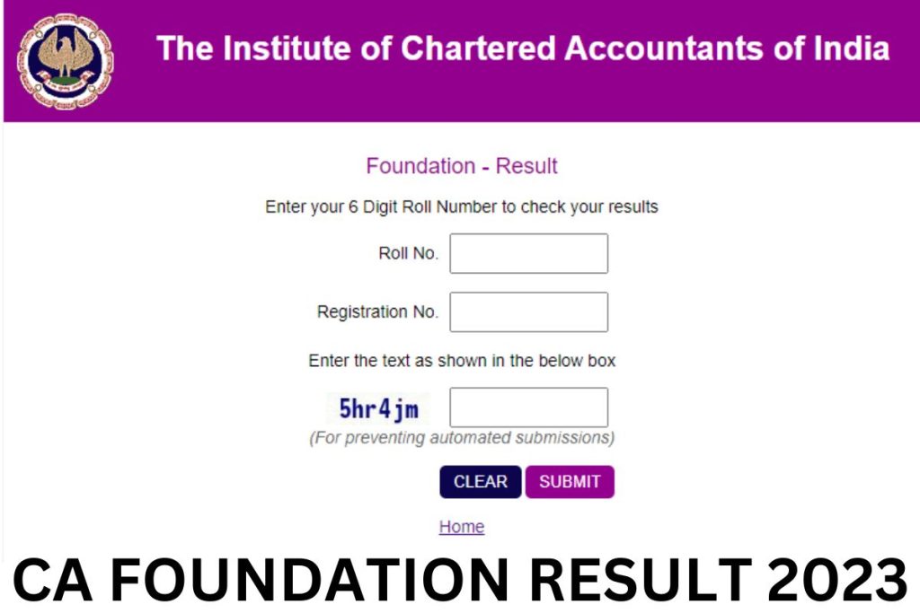 ICAI CA Foundation Result 2023, Pass Percentage, CPT Topper List