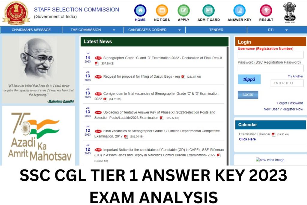 SSC CGL Answer Key 2023 Shift Wise Exam Analysis, Cut Off Marks (Expected & Previous)