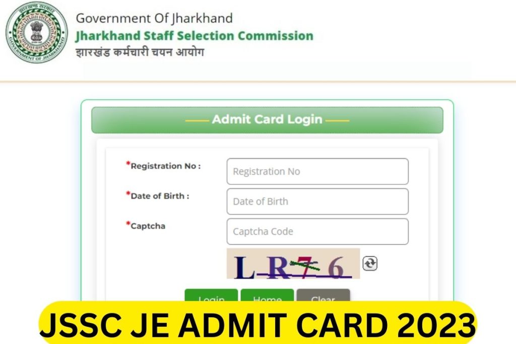 JSSC JE Admit Card 2023, Junior Engineer Exam Date