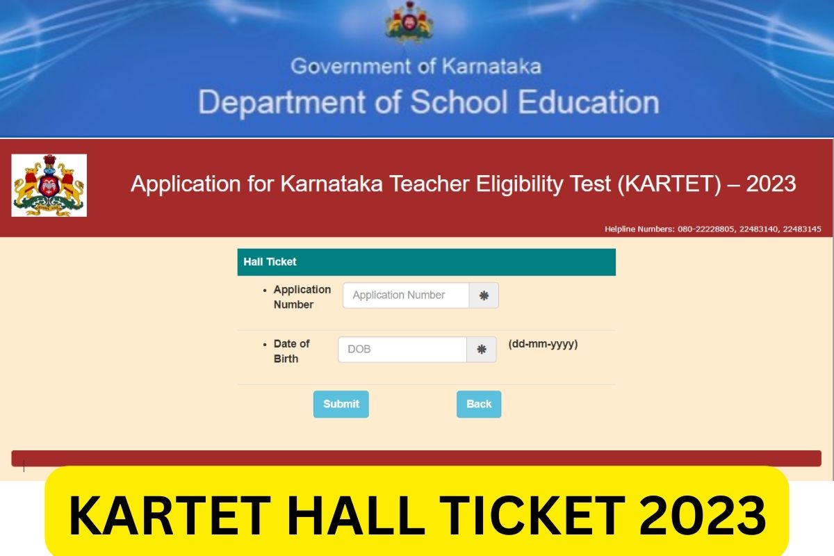 KARTET Hall Ticket 2023 Karnataka TET Admit Card Download Link kartet-hall-ticket-2023-karnataka-tet-admit-card-download-link