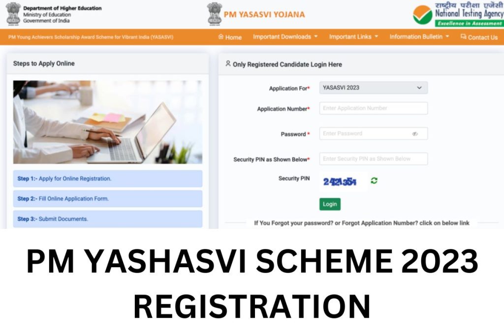 PM YASHASVI Scheme 2023, Eligibility, YASASVI Registration @ yet.nta.ac.in Link