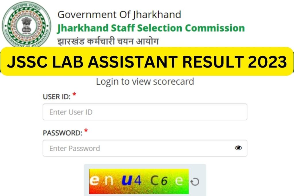 JSSC Lab Assistant Result 2023, Cut Off, Merit List PDF