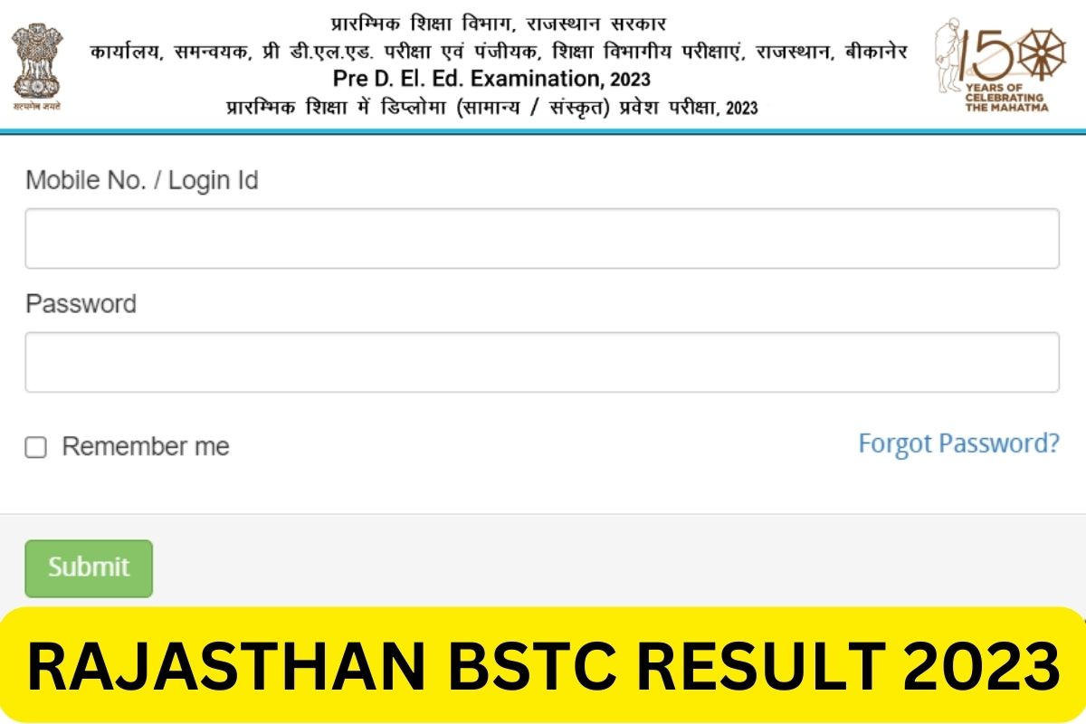 Rajasthan BSTC Result 2023, Pre Deled Cut Off Marks @ panjiyakpredeled.in