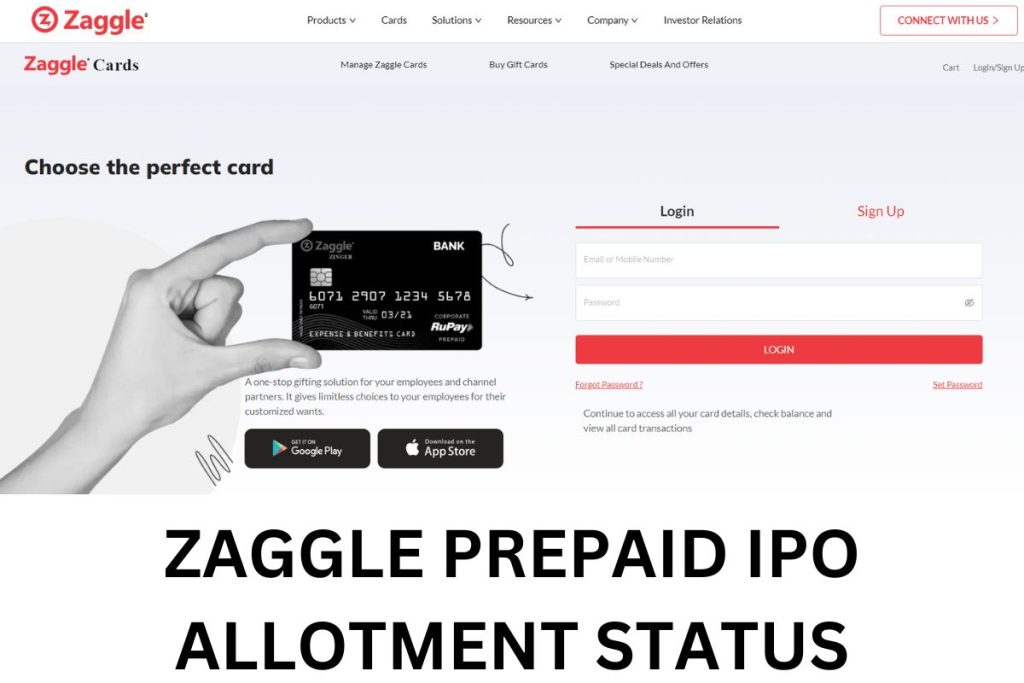 Zaggle Prepaid Ocean Services IPO Allotment Status, Subscription Status, Listing Date