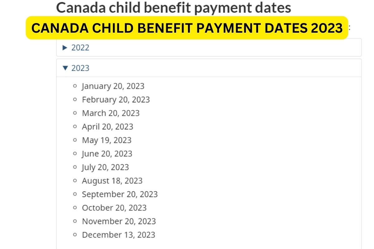 Canada Child Benefit Payment Dates 2023, 13 Dec CCB Amount & Status