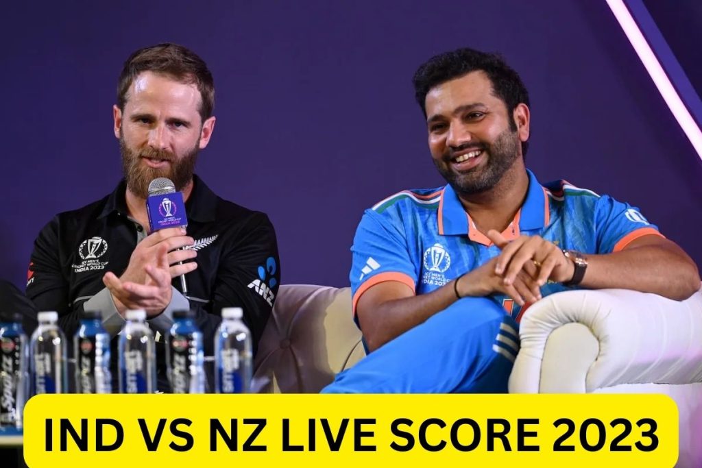 Ind Vs NZ Live Score 2023, WC Semi Final India Vs New Zealand Scorecard Online