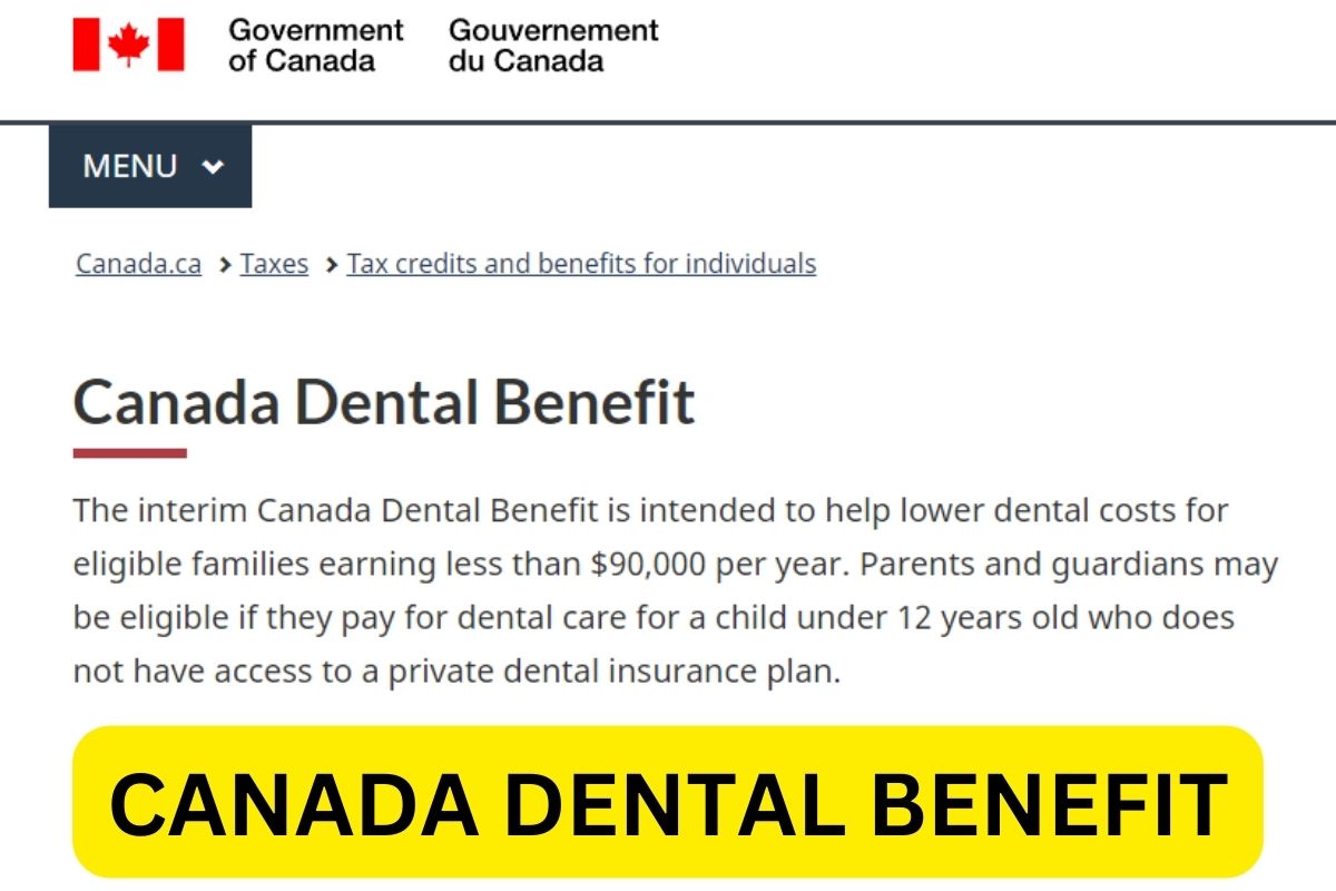 Canada Dental Benefit 2024, Senior citizen, Adults, Children, How to Apply