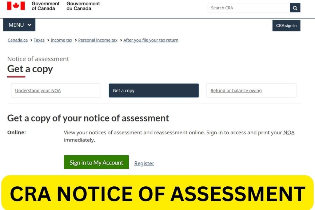 CRA Assessment Notice, How to Get, Objection & More