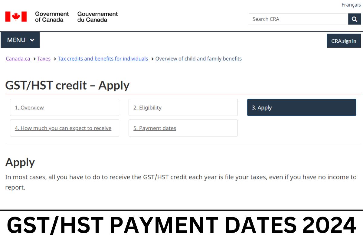 GST & HST Payment Dates 2025 Canada Payment Due Date
