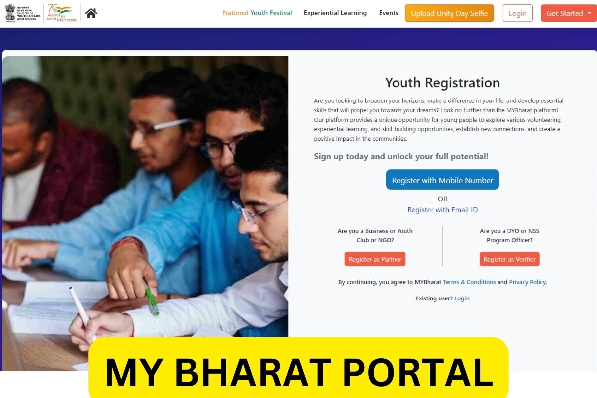 mybharat.gov.in Portal Registration - Mera Yuva Bharat Apply Online (Link)