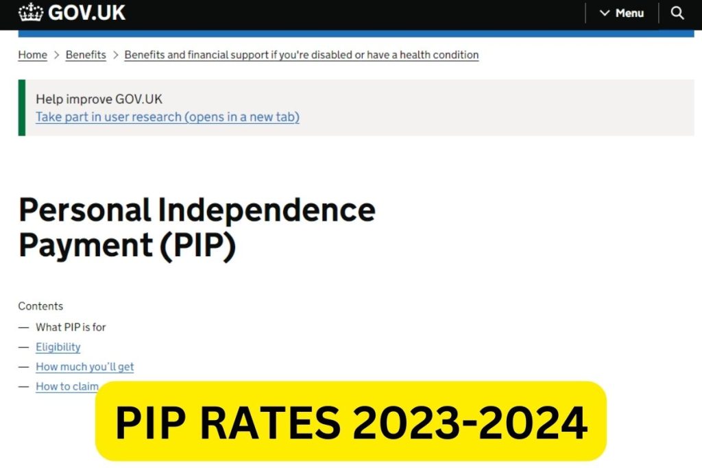 PIP Rates 2023-2024, Eligibility, Benefits, How to Claim