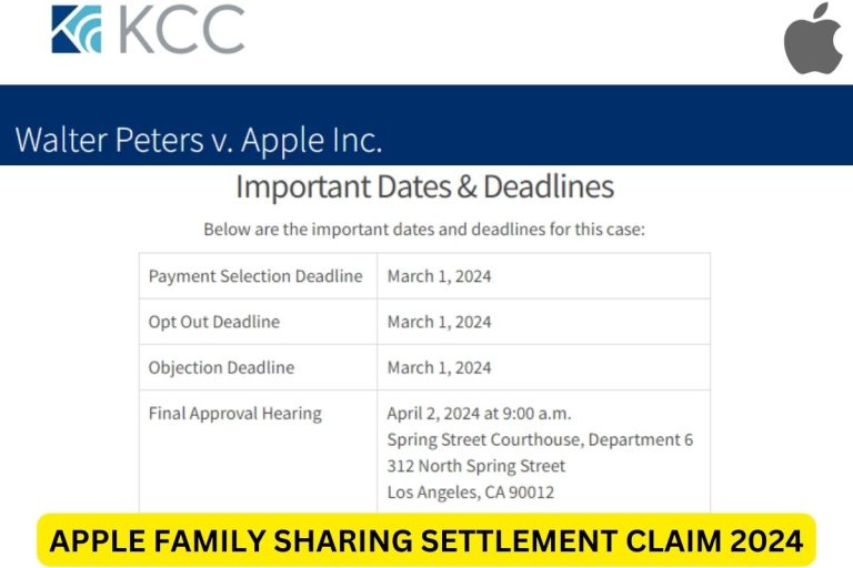 Apple Family Sharing Settlement Claim 2024 30 Eligibility, Payment