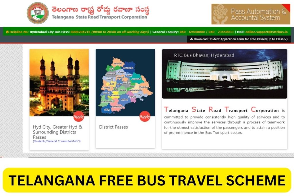 Telangana Free Bus Travel Scheme - TSRTC Free bus Scheme
