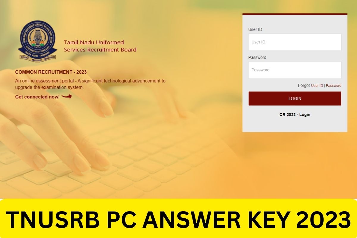 TNUSRB PC Answer Key 2023