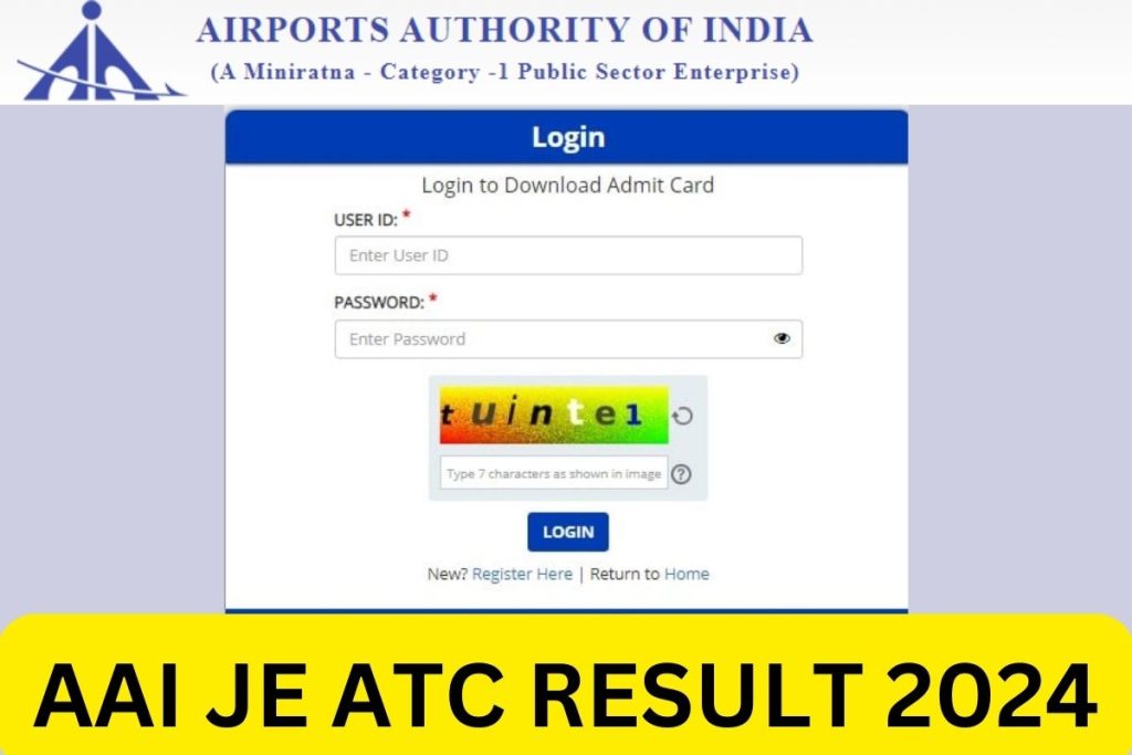 AAI JE ATC Result 2024