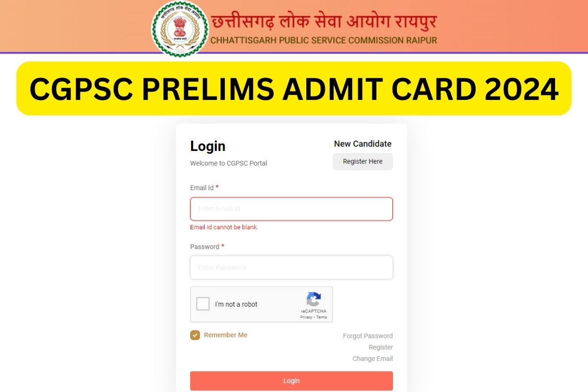 CGPSC Prelims Admit Card 2024, Download psc.cg.gov.in Hall Ticket Link