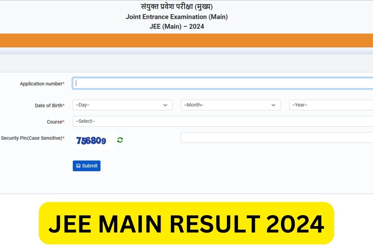 JEE Mains Result 2024 - Check Answer Key, Cut Off Marks