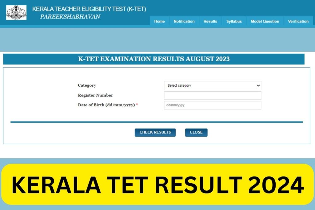 Kerala TET Result 2024