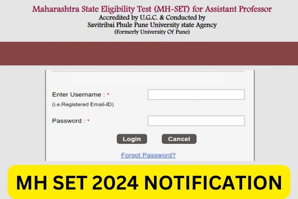 MH SET 2024 Notification