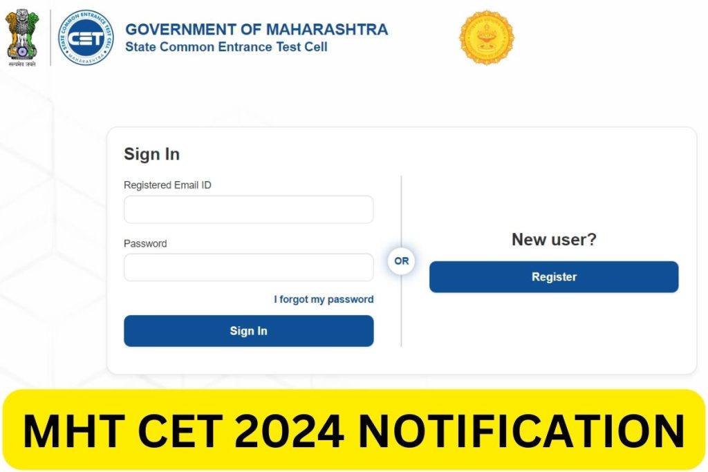 MHT CET 2024 Notification