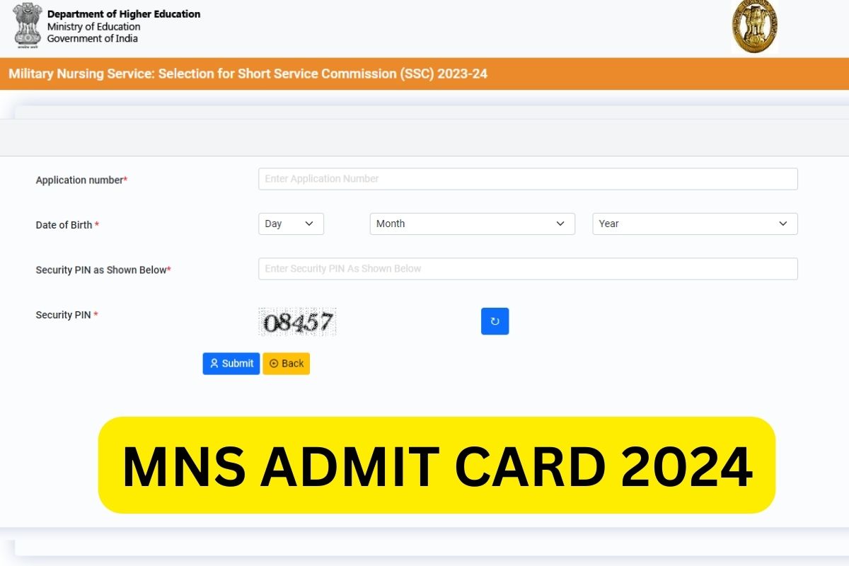 MNS Admit Card 2024 - Download Hall Ticket & Check Exam Date