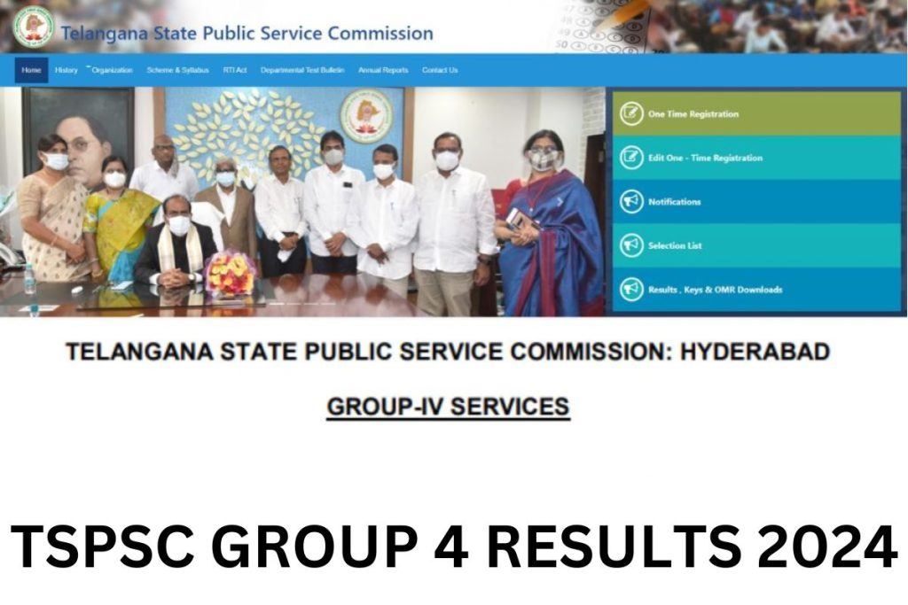 TSPSC Group 4 Results 2024, Cut Off Marks, Merit List @ tspsc.gov.in