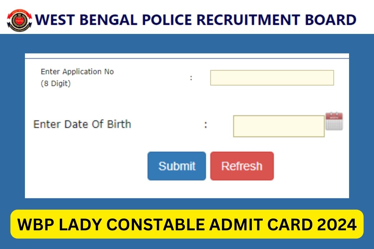 WBP Lady Constable Admit Card 2024