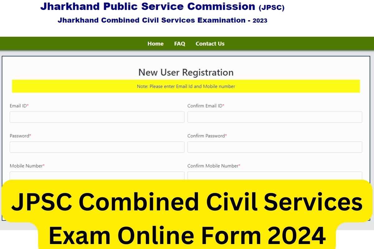 JPSC CCSE Online Form 2024