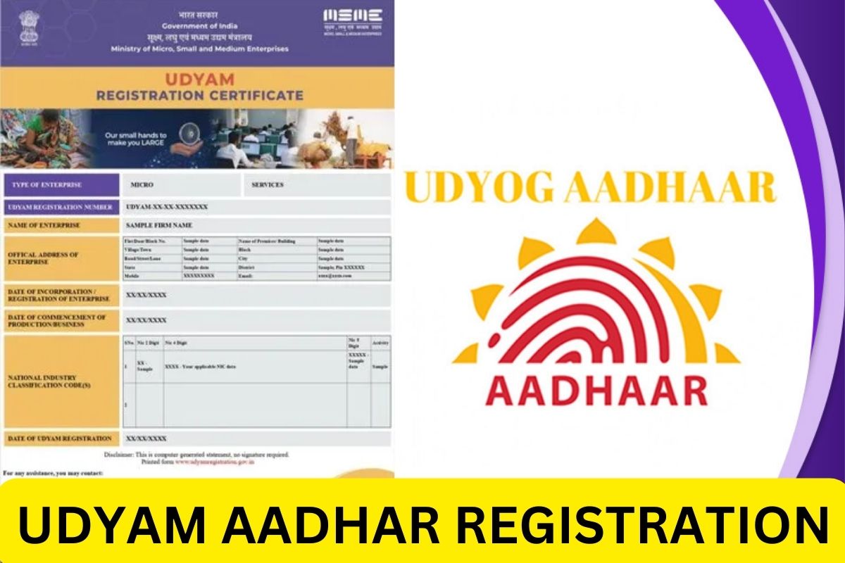 Udyam Aadhar Registration 2024 - Certificate Download, How to apply?